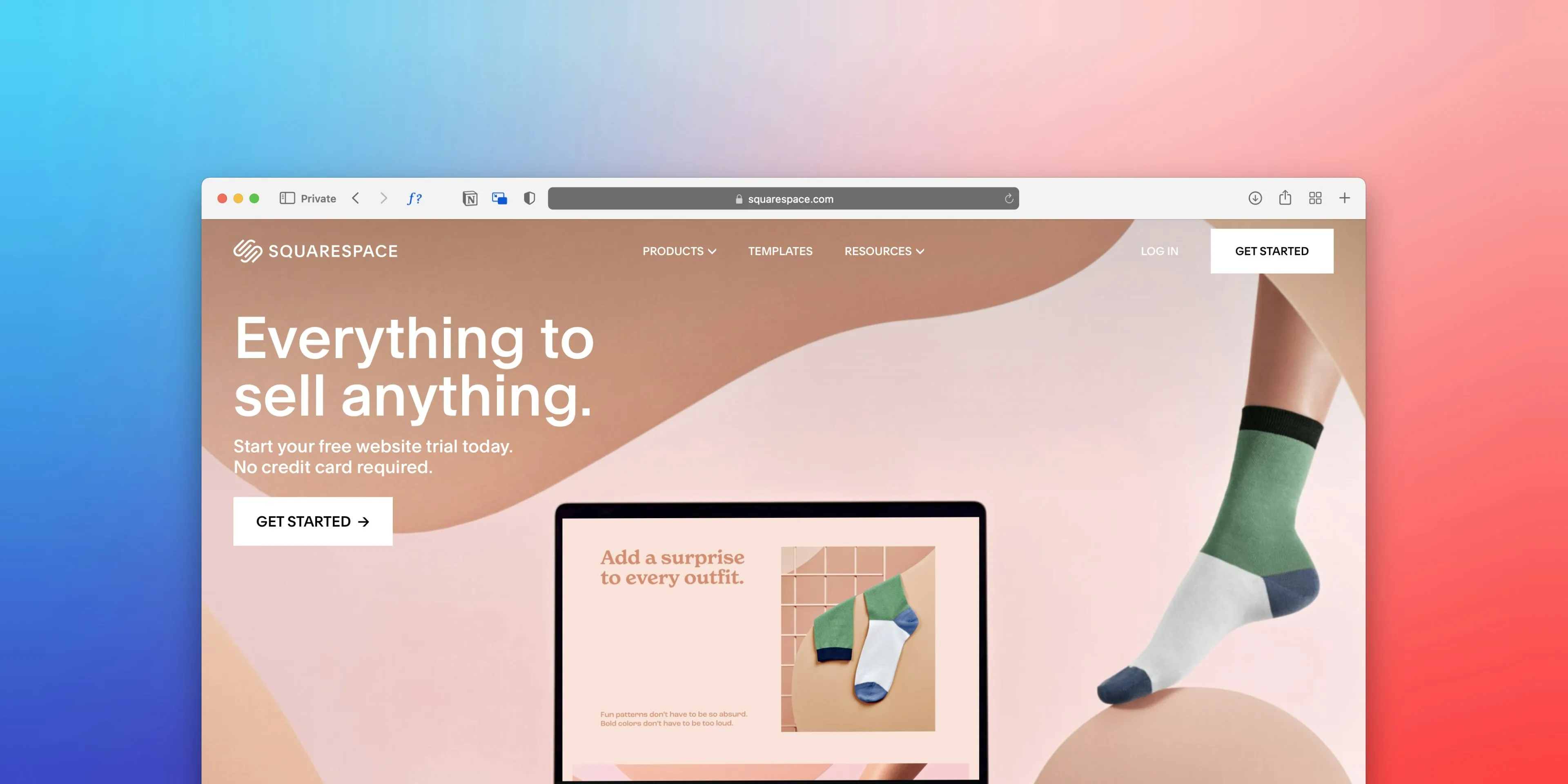 squarespace on pc