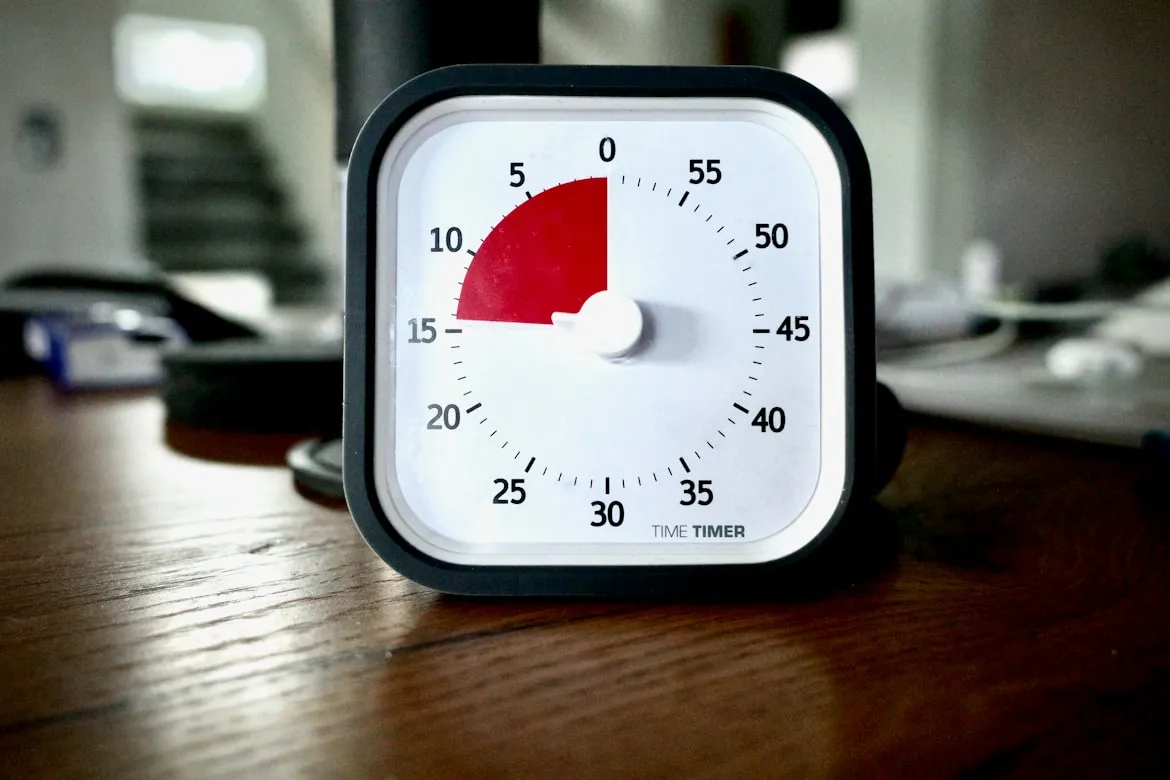 time timer closeup