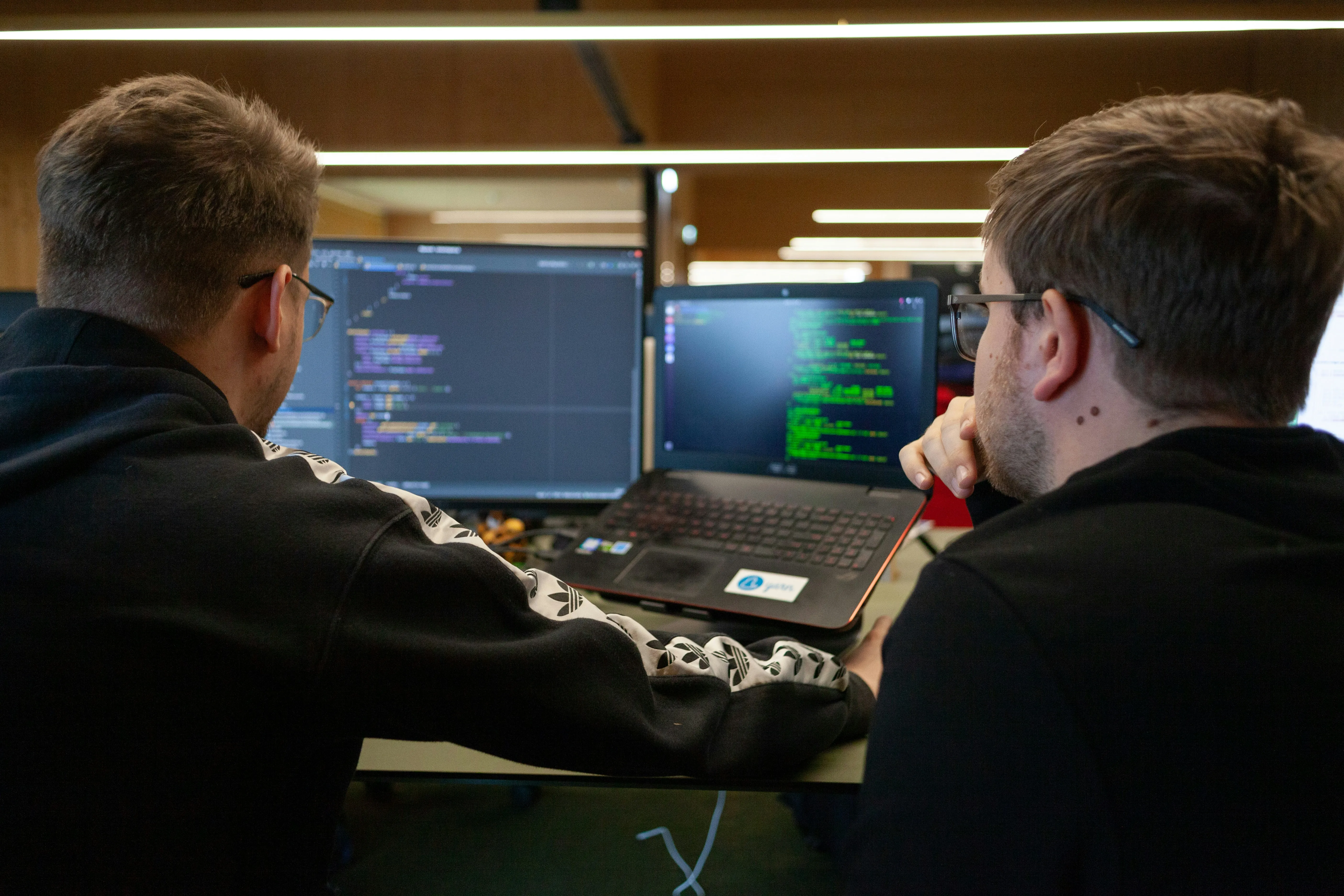web developers working